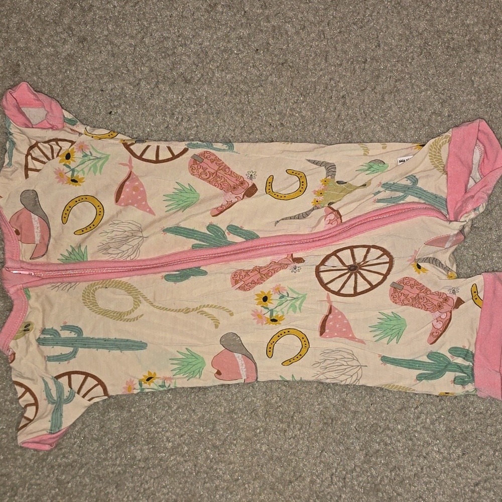 Little Sleepie Ready To Rodeo Shorty 6-12M